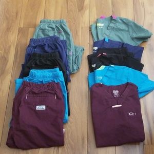 4 pairs of XS Scrubs